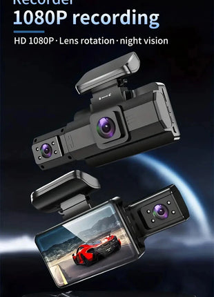 3 Inch Dash Cam For Cars 1080P Inside Video Recorder Car WIFI Camera for Vehicle Night Vision Car DVR Black Box Car Assecories - Riparo82