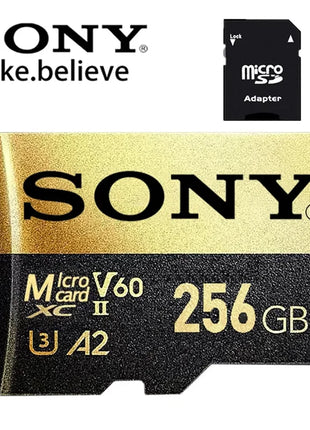 Scheda di memoria SONY TF Scheda Micro SD ad alta velocità da 1 TB 1024 GB 128 GB 256 GB 512 GB A2 U3 V30 Schede Flash SD TF per computer telefono Xiaomi