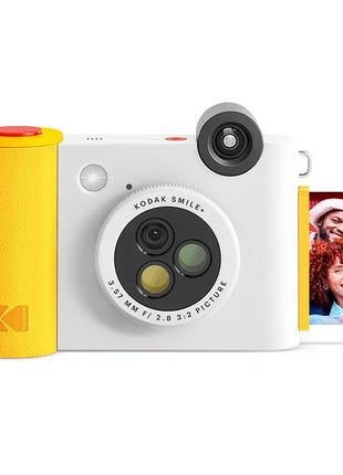 Stampante fotografica Kodak Smile+ Instant Camera da 10 MP con fotocamera e stampante All-in-One Stampa senza inchiostro ZINK Carta fotografica opzionale