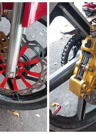 Pastiglie freno sinterizzate in metallo rame ad alte prestazioni per moto per pinza freno di montaggio Adelin/Rpm/Frando/Brembo 82/84/40/100mm