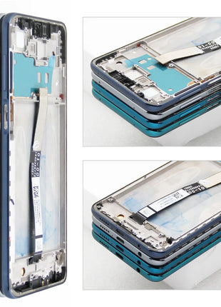 Display AMOLED per Xiaomi Redmi Note 9S Lcd M2003J6A1G Display Touch Screen con cornice per Redmi Note 9 Pro Sostituzione dello schermo - riparo82