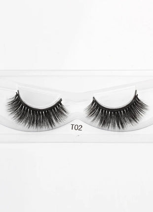 1 Pair Magnetic Eyelashes Wispy 3D Mink Lashes Natural Long Faux Cilios Eyelash Extension Handmade False Eyelashes Makeup Tools