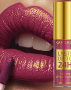 14 Colors Glitter Metallic Lip Glaze Shiny Long Lasting Lip Gloss Waterproof Liquid Lipstick Makeup Lip Oil Lip Tint Gifts for W - Riparo82