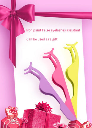 1 Pc False Eyelashes Tweezer Fake Eye Lash Applicator Makeup Tools Auxiliary Curler Mink Eyelashes Professional Tweezer Tools - Riparo82