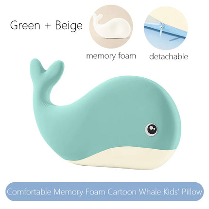 Cartoon Kids Pillow for Sleeping, Adjustable Kids Memory Foam Pillow for Bed Set, Breathable and Soft Pillows for Kids Boy Girl