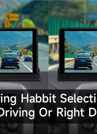 10.26" Carplay Screen Rearview Mirror Dash Cam Android Auto 4K 3840*2160P WIFI BT GPS Navigation Video Recorder Car DVR Camera - Riparo82