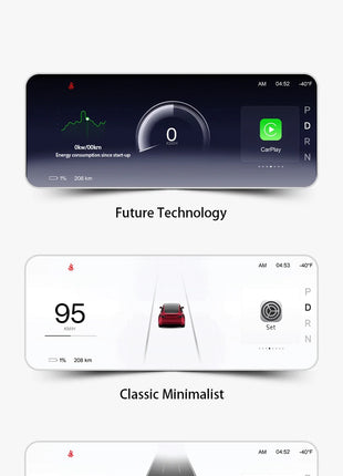CATRONICS 8.9 Inch Head Up Display for Tesla Model 3 Y 2017-2026 Highland Juniper Dashboard Smart Carplay Support OTA Update - Riparo82