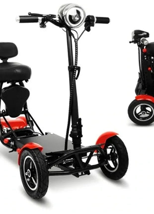 10 Inch Folding Electric Mobility Scooter Protable 4 Wheel 36V 500W Dual Motor Powerful Electric Scooter For Seniors Disabled - Riparo82