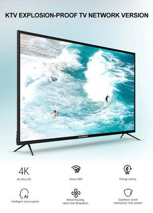 32 Inch Ultra HD Smart TV - Google TV with Roku, Touch Screen Luxury Design, Large Display for Home Entertainment - Riparo82