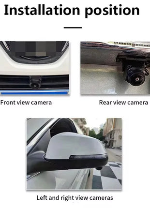 360° Panoramic Camera AHD1080P HD Rear / Front / Left / Right 360 Panoramic Accessories for Car android Radio multimedia - Riparo82