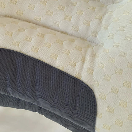 1PCS Neck Pillow Grey Help Sleep Protect The Neck Cervical Orthopedic Soybean Fiber Massage Household SPA Pillow For Sleeping.