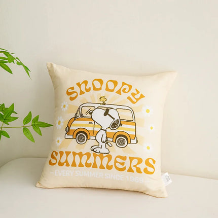 Cartoon Snoopy Sofa Pillows 40x40CM Sleeping Pillows Cute Car Cushion Soft and Comfortable Office Cushion Luncheon Pillow Gifts