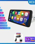 8+128G 10.1'' 360 Rotatable 1 Din AutoRadio GPS for Universal Car Multimedia Player Stereo 1DIN Video Autoradio Carplay HeadUnit