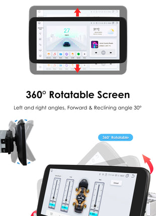 Hizpo 10.1" Universal CarPlay Android Auto Radio For VW Volkswagen Fiat Renault Nissan Hyundai 4G Car Multimedia Autoradio 1 Din