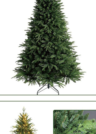 Albero di Natale artificiale PE misto crittografato con luci a LED Albero di Natale di alta qualità 1,2 m-1,8 m Decorazioni natalizie per Capodanno