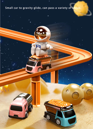 Modello di vagone da corsa Spazio Animali aerospazziali Giocattoli educativi Bambini Treno Pista Avventura Cervello Gioco interattivo meccanico - riparo82