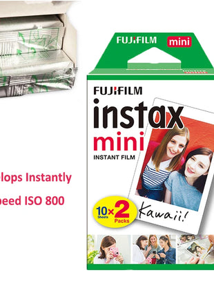 Fujifilm Instax Mini Pellicola Bordo Bianco 10 20 40 60 80 100 Fogli Per FUJI Macchina Fotografica Istantanea Mini 12/11 Mini 9 8 7s 70 EVO Link