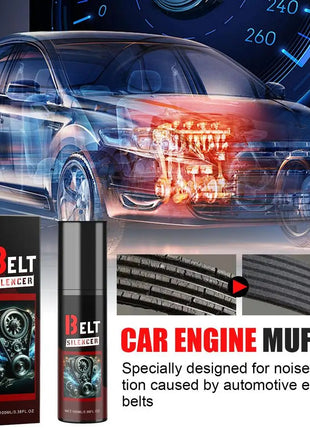 Belt Noise Spray 100ml Belt Noise Lubrication Protection Spray Spray-On Dressing Noise Lubrication Protection Friction Reducer - Riparo82