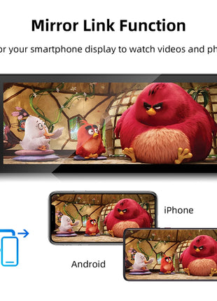 IPS 6.9 Inch 1Din Wired Carplay Android Auto Car Radio Multimedia Video MP5 Player Touch Screen Universal Autoradio Stereo - Riparo82