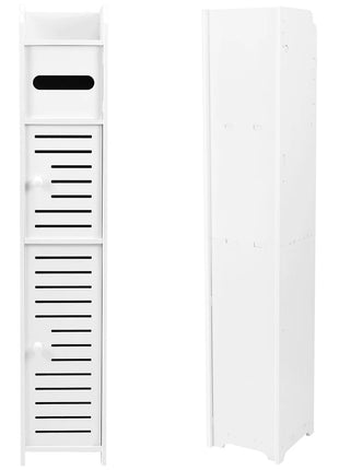 Mobili da Bagno, Colonna Portaoggetti Bianca, Mobiletto da Bagno, Bianco