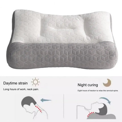 Orthopedic Deep Sleep Pillow Elastic Memory Foam Sleeping Cervical Neck Pillow Pain Relief Slow Rebound Bed Pillow