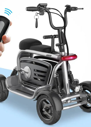 4 Wheels Dual Motor Electric Scooter Adults 800W 48V 4 Wheel Drive Mobility Scooter With Large Storage Basket 2 Seat For Women - Riparo82