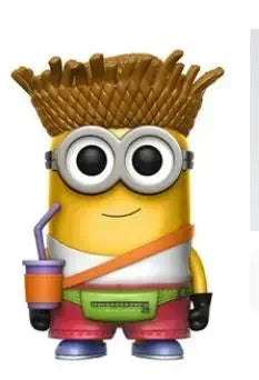 FUNKO POP Cattivissimo Me 3 Tourist Dave 418 #   Jerry 419 #   Soffice 420 #   Kyle 422 #   Giocattoli per bambini modello da collezione con action figure in PVC