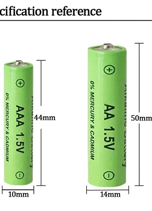 ✅ Batteria alcalina ricaricabile NI-MH AAA da 1,5 V per giocattoli per bambini, orologi, calcolatrici, sostituzione di batterie al nichel idrogeno 🔋 - riparo82
