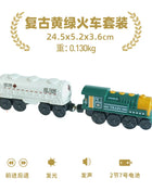 Set di treni elettrici Giocattoli Modello di treno Auto elettrica adatta per ferrovia in legno Pista del treno in legno Regalo di Natale per bambini