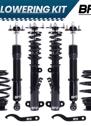 4x Coilovers per BMW Serie 3 E36 Coupé 2WD 1991-1999 Sospensione anteriore posteriore