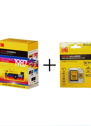 Disponibile Kodak Charmera Portachiavi Mini fotocamera digitale 1 PZ 1987 35MM/F2.4 Fotocamera 5 colori Spediti a caso Regali per fotocamera a colori