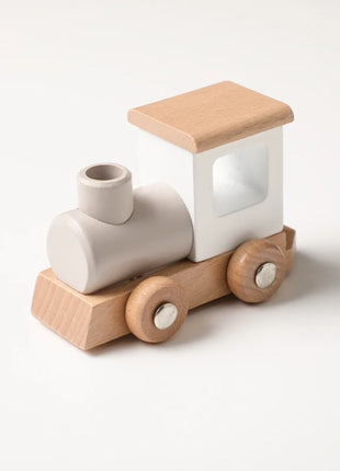 Giocattoli Montessori treno in legno per giocattolo di compleanno per bambini con numeri e blocchi gioco Toddler Boys And Girls1 2 3 4 5 giocattolo per l'apprendimento del bambino - riparo82