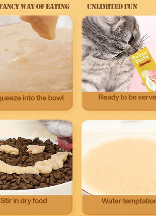 Barrette cremose per gatti Stick Dolcetti Mix Sapore Snack liquido per gatti Etichetta privata Snack umido per gatti - riparo82