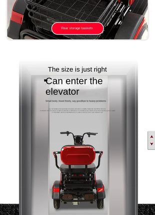 Electric Tricycle, Adult, Elderly, Leisure, Small-scale Home Transport for Children. - Riparo82