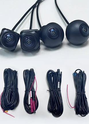 360° panoramic camera 720P HD rear/front/left/right view lens 360 panoramic accessories car android radio - Riparo82