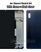 AAA + TFT LCD Per Redmi 9A/9C Display Touch Screen Digitizer Parti di Montaggio Per Xiaomi M2006C3MG Con Telaio e Copertura Della Batteria - riparo82