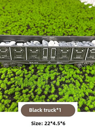 Locomotiva ferroviaria classica Accessori per treni a vapore retrò Carrozza Paletta Pista del treno Giocattoli per bambini per ragazzo - riparo82