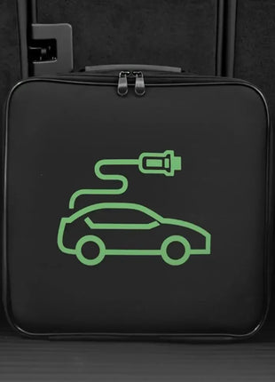 Fireproof EV Car Battery Jumper Cable Bag Electric Vehicles Rechargeable Guns Storage Organizer for Charging Cables Cords Hoses - Riparo82