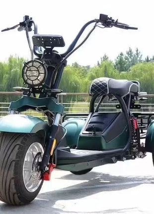 Clark is hot selling 10 Inch Fat Tire Trike Electric Vehicles Three Wheel Electric Scooter Citycoco 2000W 3 Wheels Electrical Mo - Riparo82