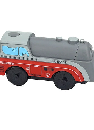 Locomotiva in legno Magnetic Electric Car Train Toys Fit Biro wood Diecast Slot Train Track Railway Educational Toys For Kids