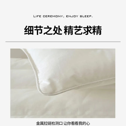 Soft Low Neck Pillow Help Sleep and Protect The Pillow Neck Household Soybean Fiber SPA Massage Pillow for Sleeping Almohada 이불