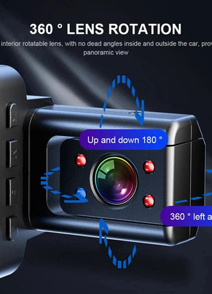 3 Inch Dash Cam For Cars 1080P Inside Video Recorder Car WIFI Camera for Vehicle Night Vision Car DVR Black Box Car Assecories - Riparo82