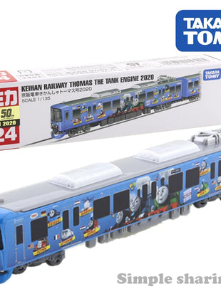 TAKARA TOMY Tomica Alloy Car Model Boy Toy Ornaments Type Keihan Train Thomas Friends Gordon bradley Hiro James The Tank Engine - riparo82