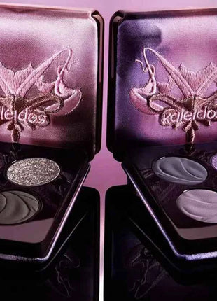 Kaleidos Glitter Eyeshadow Makeup Palette 4Colorful High Pigmented Shimmer Glitter Eye Shadow Make Up Pallet Gift Set