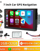2G+32G 7 Inch Autoradio Carplay 1 Din Android Auto Car Radio GPS for Universal Stereo Multimedia Player Navigation Head Unit RDS