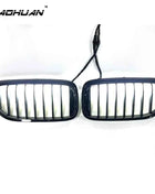Front bumper LED Light grille BMW 5 Series M5 G30 G31 520i 530i 540i 17-20 Glossy black front kidney grille