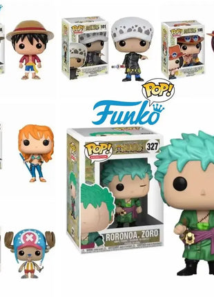 NUOVO FUNKO POP ONE PIECE 10 cm Roronoa Zoro 327 #   Chooper 99 #   Rufy 98 #   Giocattoli di modello di raccolta di action figure di cartoni animati anime giapponesi