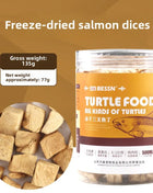 BESSN Freeze-Dried Turtle Food 300g | Brazilian/Caiman/Reeves' Turtle Formula with Shrimp & Meat Pellets | for Juvenile Turtles - Riparo82