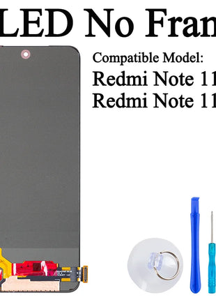 2201117 TG 2201117 SG Premium Lcd per Xiaomi Redmi Note 11 Display Touch Screen Digitizer Pannello di montaggio per Redmi Note 11S LCD - riparo82