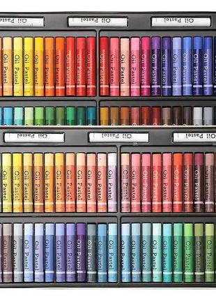 Professional Oil Pastels Set - Medium Point, High-Quality Soft Crayons for Artists, 12/24/36/48 Colors
